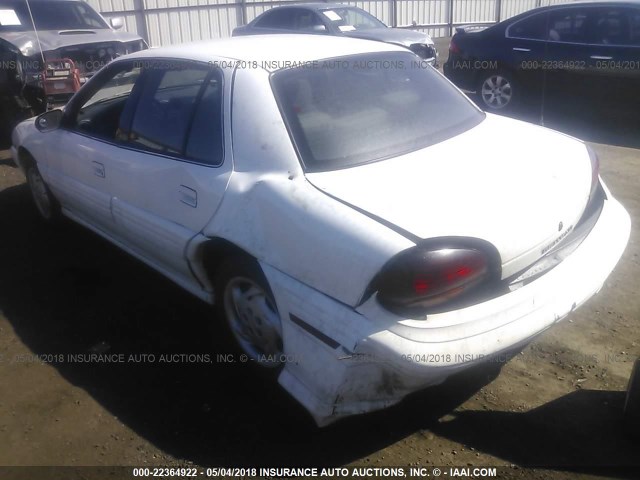 1G2NE52M8VC806876 - 1997 PONTIAC GRAND AM SE WHITE photo 3