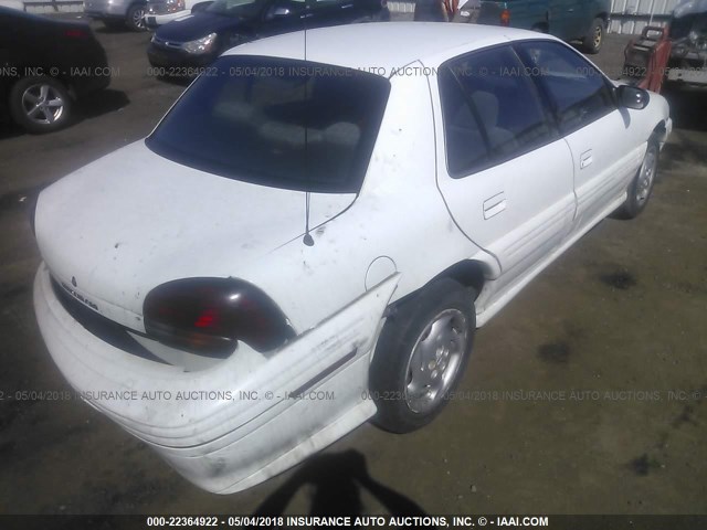 1G2NE52M8VC806876 - 1997 PONTIAC GRAND AM SE WHITE photo 4