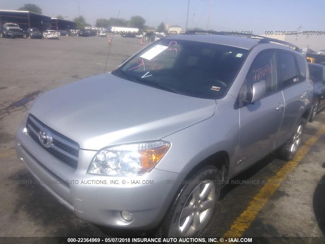 JTMZD31V285109825 - 2008 TOYOTA RAV4 LIMITED SILVER photo 2