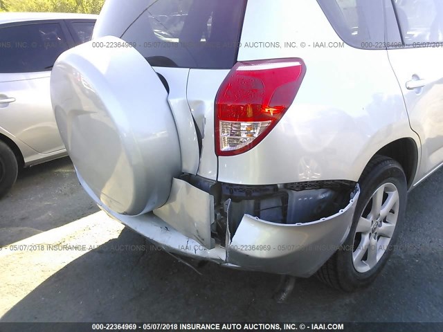 JTMZD31V285109825 - 2008 TOYOTA RAV4 LIMITED SILVER photo 6