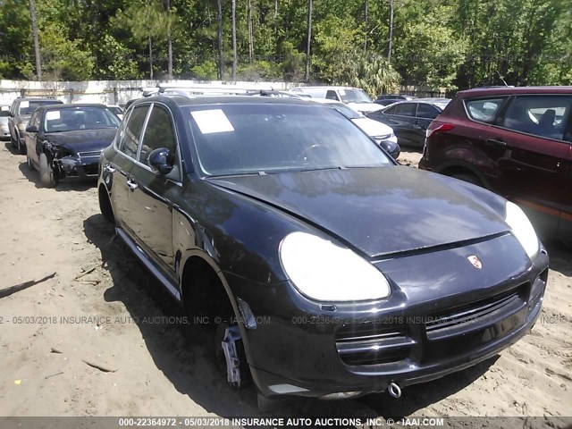 WP1AB29P85LA66388 - 2005 PORSCHE CAYENNE S BLACK photo 1