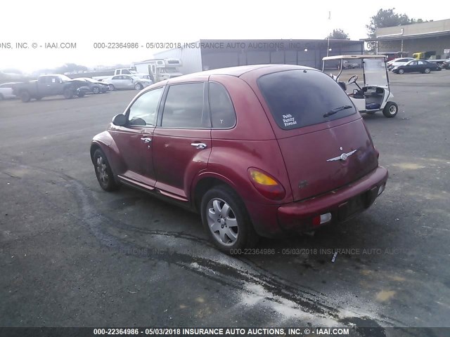 3C4FY58B64T205935 - 2004 CHRYSLER PT CRUISER TOURING RED photo 3