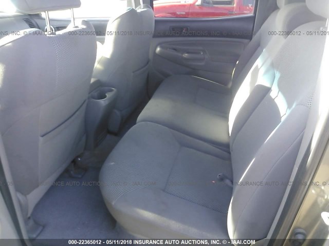 3TMLU4EN6BM064590 - 2011 TOYOTA TACOMA DOUBLE CAB 棕色 照片 8