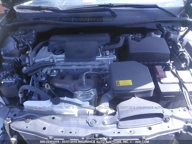 4T1BF1FK4DU277752 - 2013 TOYOTA CAMRY L/SE/LE/XLE GRAY photo 10