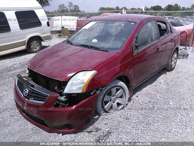 3N1AB6AP0CL767452 - 2012 NISSAN SENTRA 2.0/2.0S/SR/2.0SL RED photo 2