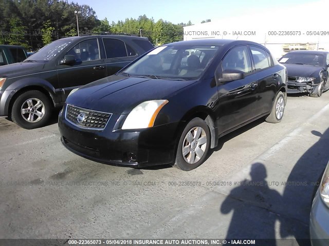 3N1AB61E49L629467 - 2009 NISSAN SENTRA 2.0/2.0S/2.0SL BLACK photo 2