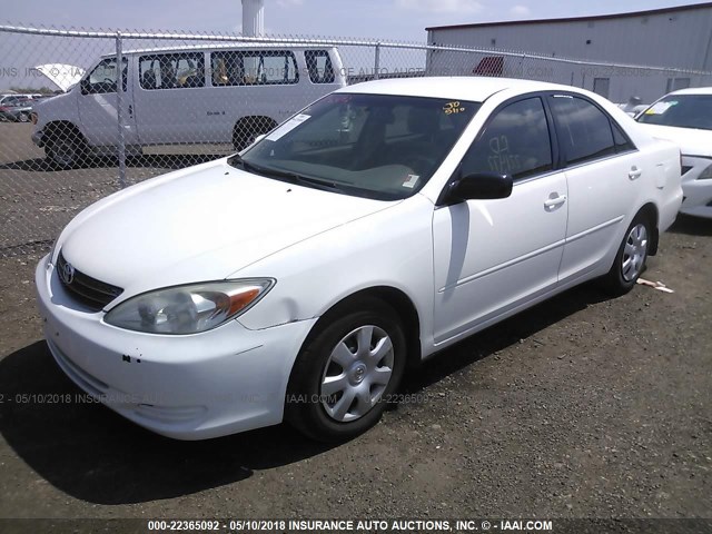4T1BE32KX3U155576 - 2003 TOYOTA CAMRY LE/XLE/SE Ağ foto 2