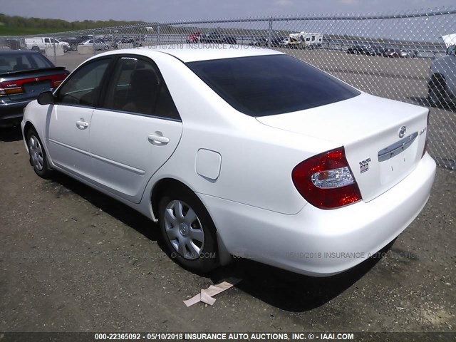 4T1BE32KX3U155576 - 2003 TOYOTA CAMRY LE/XLE/SE Ağ foto 3