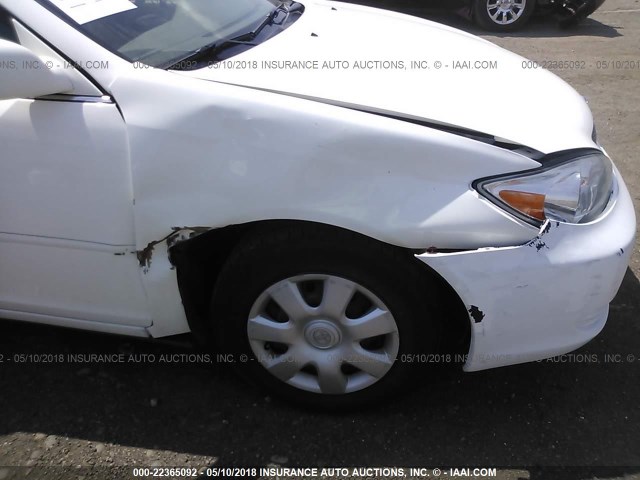 4T1BE32KX3U155576 - 2003 TOYOTA CAMRY LE/XLE/SE Ağ foto 6