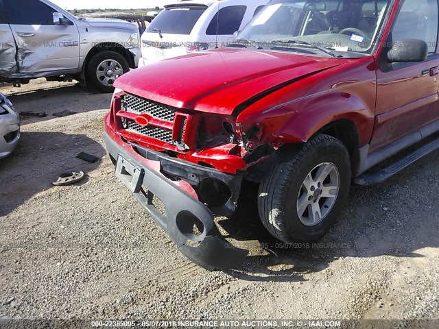 1FMZU67K75UA00899 - 2005 FORD EXPLORER SPORT TR  RED photo 6