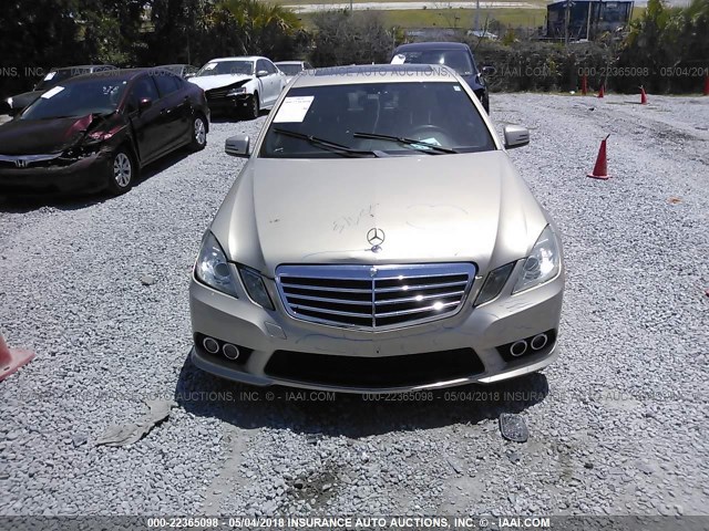 WDDHF8HB2AA155995 - 2010 MERCEDES-BENZ E 350 4MATIC GOLD photo 6