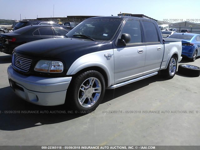 1FTRW07333KC48435 - 2003 FORD F150 SUPERCREW HARLEY DAVIDSON Boz foto 2