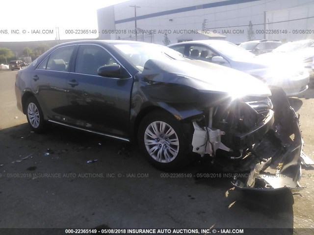 4T4BF1FK3CR171720 - 2012 TOYOTA CAMRY SE/LE/XLE GRAY photo 1