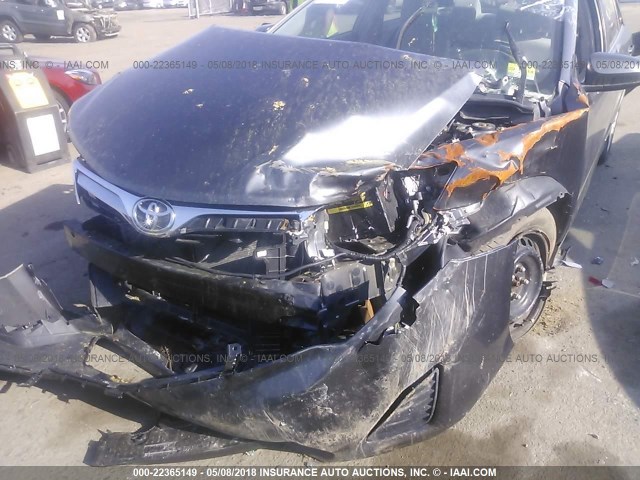 4T4BF1FK3CR171720 - 2012 TOYOTA CAMRY SE/LE/XLE GRAY photo 6