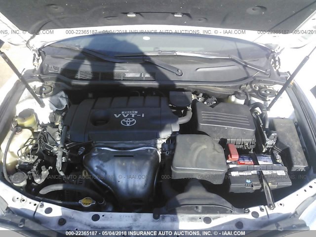 4T1BF3EK1AU547920 - 2010 TOYOTA CAMRY SE/LE/XLE 白色 照片 10