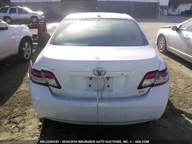 4T1BF3EK1AU547920 - 2010 TOYOTA CAMRY SE/LE/XLE 白色 照片 6