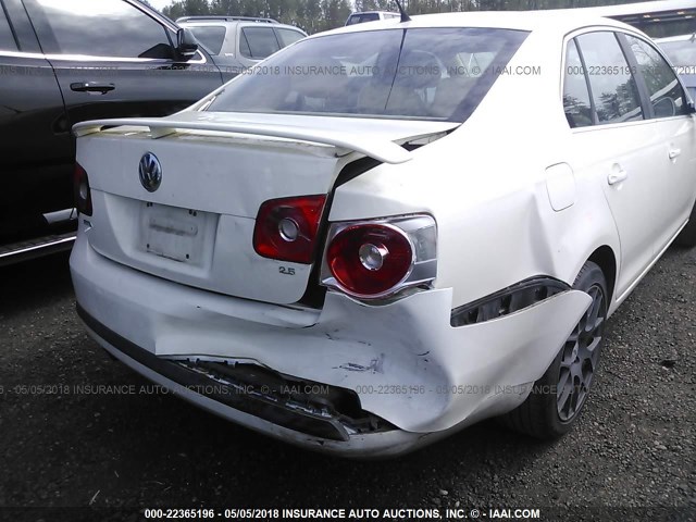 3VWEF71KX7M113603 - 2007 VOLKSWAGEN JETTA WOLFSBURG 白色 照片 6