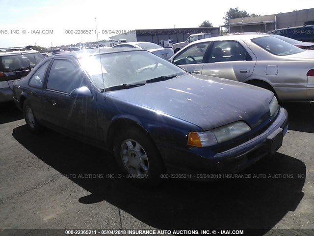 1FAPP6240PH144114 - 1993 FORD THUNDERBIRD LX BLUE photo 1