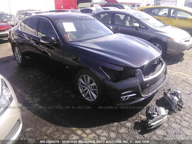 JN1BV7AP0EM676546 - 2014 INFINITI Q50 PREMIUM/SPORT BLACK photo 1