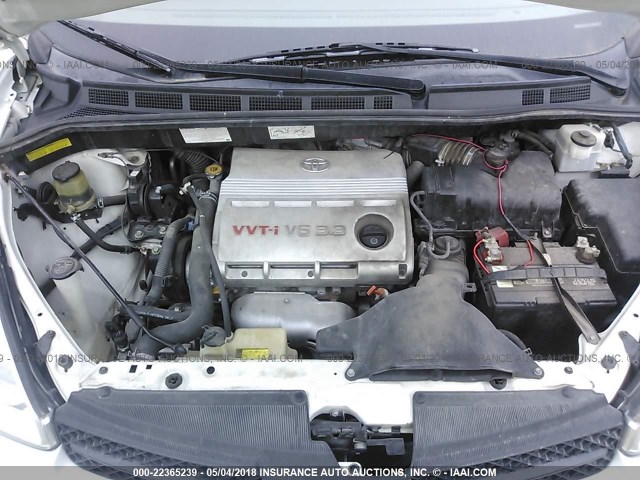 5TDZA22C55S364023 - 2005 TOYOTA SIENNA XLE/XLE LIMITED WHITE photo 10