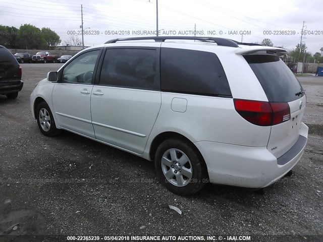 5TDZA22C55S364023 - 2005 TOYOTA SIENNA XLE/XLE LIMITED WHITE photo 3