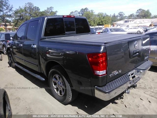 1N6AA07A74N529855 - 2004 NISSAN TITAN XE/SE/LE GRAY photo 3