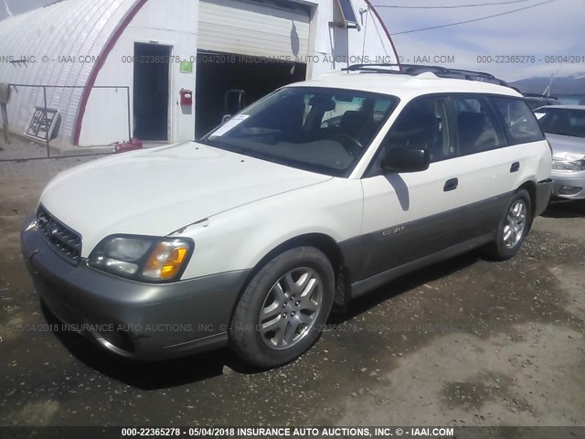 4S3BH675337632136 - 2003 SUBARU LEGACY OUTBACK AWP 白色 照片 2