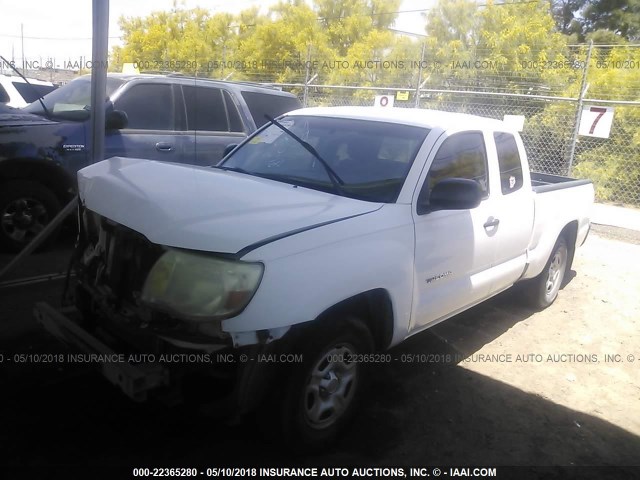 5TETX22N06Z300529 - 2006 TOYOTA TACOMA ACCESS CAB Weiß Foto 2
