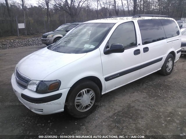 1GNDV23E75D120519 - 2005 CHEVROLET VENTURE LS WHITE photo 2