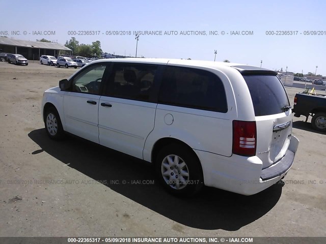 2A8HR44H28R776284 - 2008 CHRYSLER TOWN & COUNTRY LX WHITE photo 3