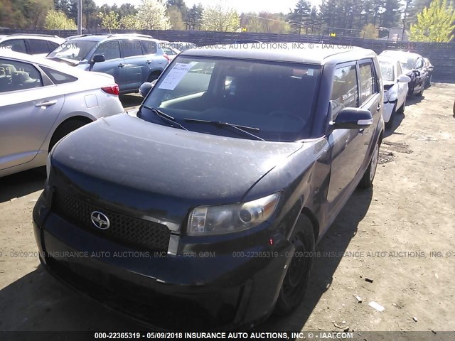 JTLKE50E691088826 - 2009 TOYOTA SCION XB BLACK photo 2