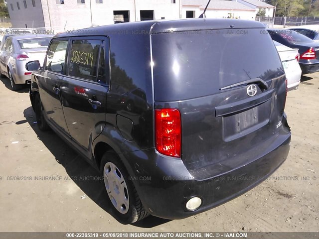 JTLKE50E691088826 - 2009 TOYOTA SCION XB BLACK photo 3