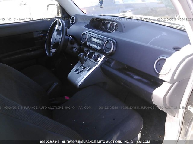 JTLKE50E691088826 - 2009 TOYOTA SCION XB BLACK photo 5