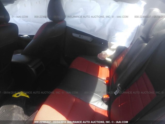 4T1BF1FK2HU287525 - 2017 TOYOTA CAMRY LE/XLE/SE/XSE BLUE photo 8