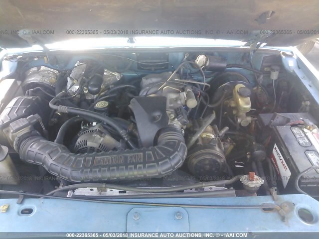 1FTCR14X4RPC57604 - 1994 FORD RANGER SUPER CAB BLUE photo 10