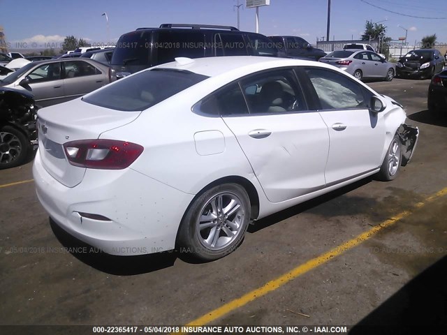 1G1BE5SM1G7326682 - 2016 CHEVROLET CRUZE LT WHITE photo 4