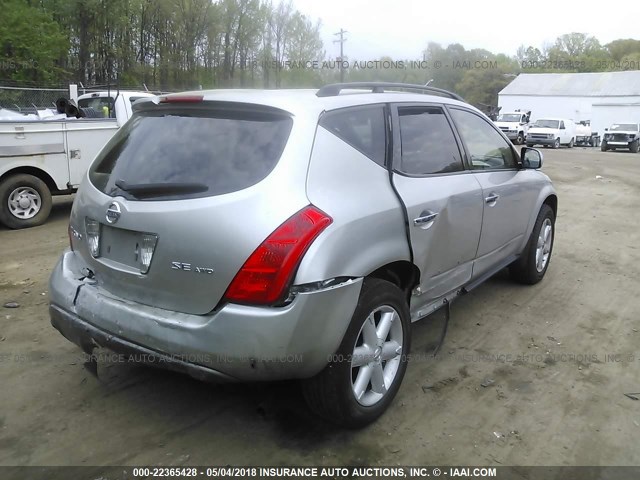 JN8AZ08WX3W233022 - 2003 NISSAN MURANO SL/SE SILVER photo 6