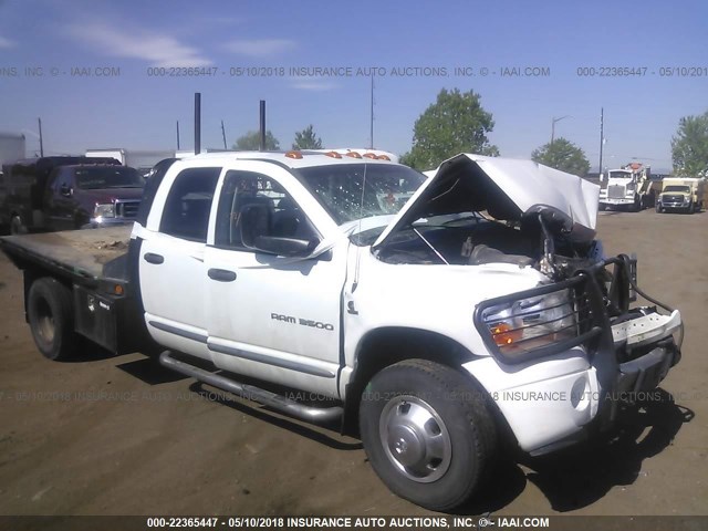 3D3MX48C66G264371 - 2006 DODGE RAM 3500 ST/SLT WHITE photo 1