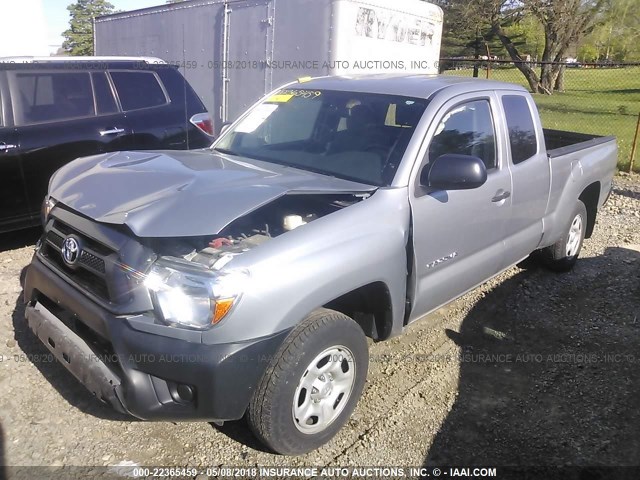 5TFTX4CN6FX054376 - 2015 TOYOTA TACOMA ACCESS CAB Silber Foto 2