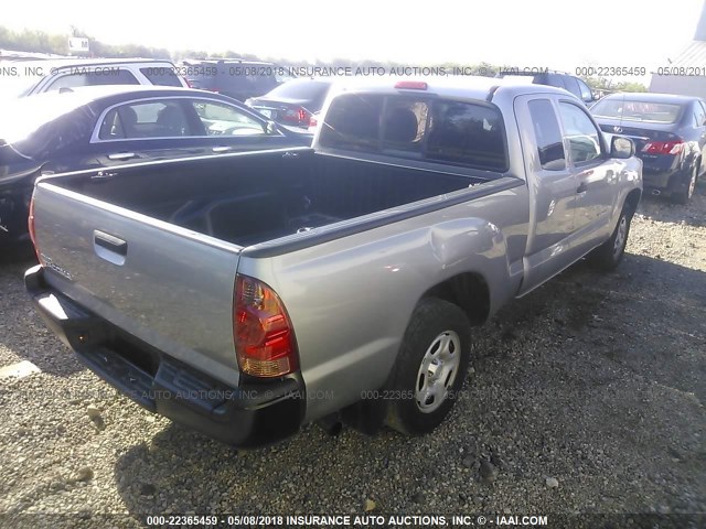 5TFTX4CN6FX054376 - 2015 TOYOTA TACOMA ACCESS CAB Silber Foto 4