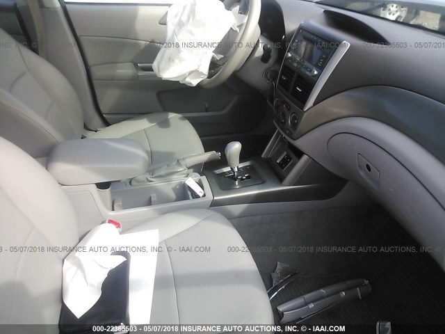 JF2SH6BC2AH914296 - 2010 SUBARU FORESTER XS Ашық көк фото 5