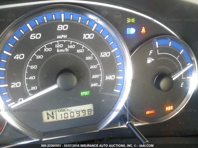 JF2SH6BC2AH914296 - 2010 SUBARU FORESTER XS Ашық көк фото 7