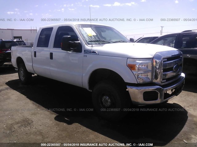 1FT7W2B68EEA65859 - 2014 FORD F250 SUPER DUTY WHITE photo 1