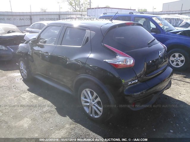 JN8AF5MVXFT563395 - 2015 NISSAN JUKE S/SV/SL/NISMO BLACK photo 3