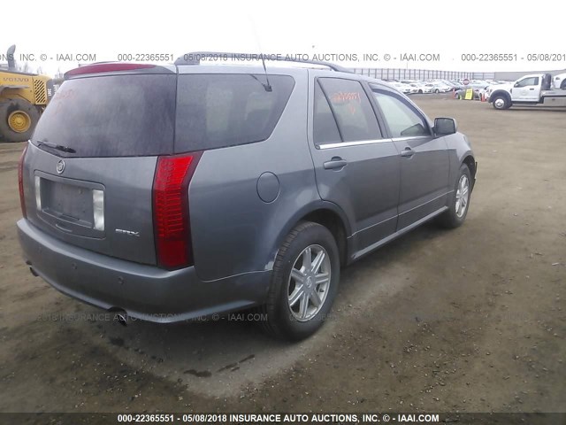 1GYEE637X40149843 - 2004 CADILLAC SRX GRAY photo 4