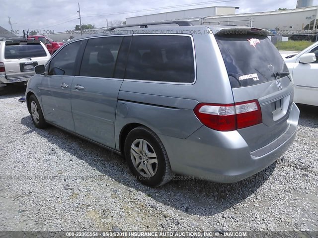 5FNRL38785B018840 - 2005 HONDA ODYSSEY EXL მწვანე ფოტო 3
