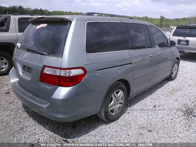 5FNRL38785B018840 - 2005 HONDA ODYSSEY EXL GREEN photo 4