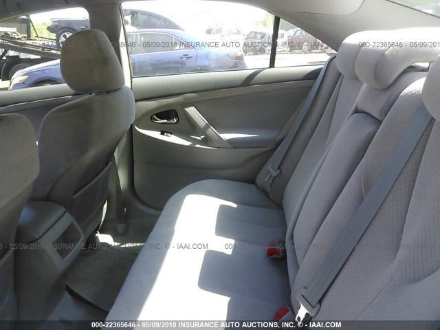 4T1BE46KX8U785315 - 2008 TOYOTA CAMRY CE/LE/XLE/SE GRAY photo 8