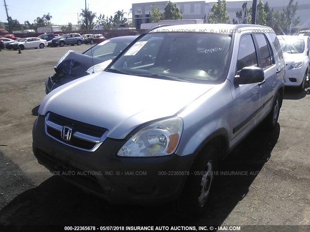 JHLRD68493C006892 - 2003 HONDA CR-V LX SILVER photo 2