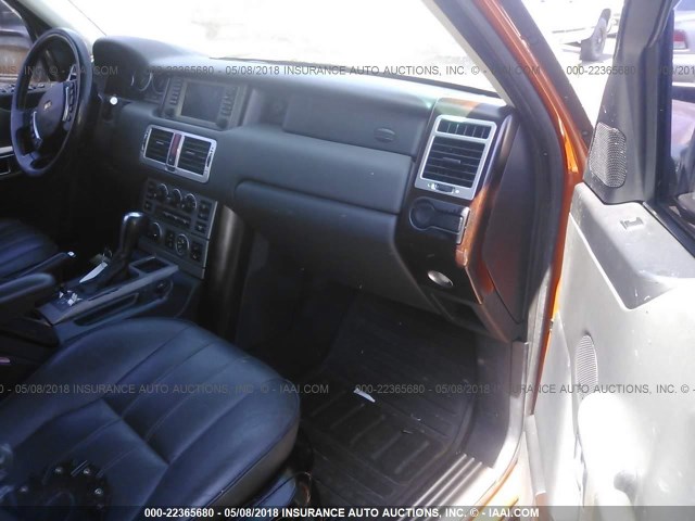 SALME11463A119124 - 2003 LAND ROVER RANGE ROVER HSE ORANGE photo 5